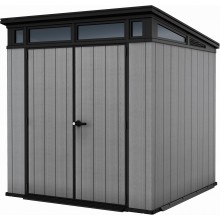 KETER ARTISAN 2.0 7 x 7 Kunststoffgerätehaus, 216 x 218 x 226 cm, grau 17216832