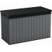 KETER DARWIN 662L Garten-Aufbewahrungsbox 142,5 x 65,3 x 89,5 cm, grau 17212311