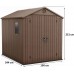 KETER DARWIN 6 x 8 Kunststoffgerätehaus, 190 x 244 x 221 cm, braun 17210355