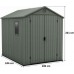 KETER DARWIN 6 x 8 Kunststoffgerätehaus, 190 x 244 x 221 cm, grün 17210355