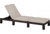 KETER DAYTONA DELUXE Sonnenliege, 195 x 65 x 25,5 cm, braun 17211632
