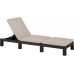 KETER DAYTONA DELUXE Sonnenliege, 195 x 65 x 25,5 cm, braun 17211632