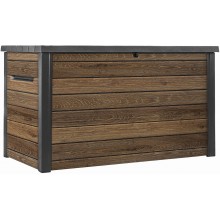 KETER DECO DECK BOX 870L Aufbewahrungsbox, 147 x 83 x 86 cm, Walnuss 17213847