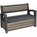 KETER DECO GARDEN BENCH 227L Gartenbank/Kissenbox, 133 x 61 x 89 cm, ashwood 17213853