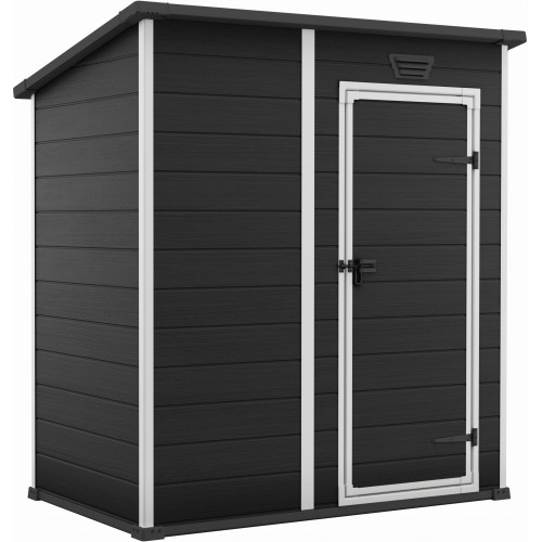 KETER ESSENTIAL 6 x 4 Gerätehaus, 184 x 112 x 195 cm, dunkelgrau 17214016 KETER ESSENTIAL 6 x 4 Gerätehaus, 184 x 112 x 195 cm, dunkelgrau 17214016
