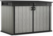 KETER GRANDE STORE Mülltonnenbox/Gartenbox, 190,5 x 109,3 x 132,5 cm, grau 17212383