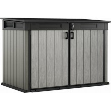 KETER GRANDE STORE Mülltonnenbox/Gartenbox, 190,5 x 109,3 x 132,5 cm, grau 17212383