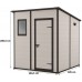 KETER MANOR PENT 6 x 6 Kunststoffgerätehaus, 183,5 x 185 x 200,5 cm, beige 17208243