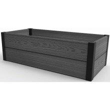 KETER MAPLE TROUGH Hochbeet, 106 x 106 x 32 cm, grau 17209666