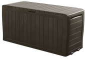 KETER MARVEL PLUS 270L Garten-Aufbewahrungsbox 117 x 45 x 57 cm, braun 17202622