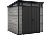 KETER PENT SIGNATURE 7 x 7 Gerätehaus, 216 x 218 x 226 cm, grau 17214176