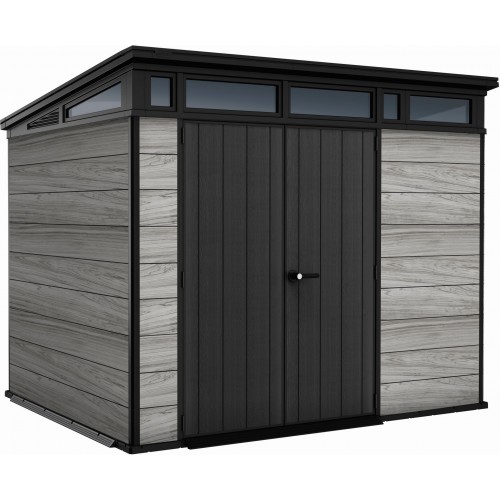 KETER PENT SIGNATURE 9 x 7 Gerätehaus, 279 x 218 x 226 cm, grau 17214177 KETER PENT SIGNATURE 9 x 7 Gerätehaus, 279 x 218 x 226 cm, grau 17214177