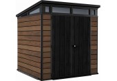 KETER PENT SIGNATURE HORIZONTAL 7 x 7 Gerätehaus, 216 x 218 x 226 cm, Walnuss 17212803