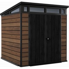KETER PENT SIGNATURE HORIZONTAL 7 x 7 Gerätehaus, 216 x 218 x 226 cm, Walnuss 17212803