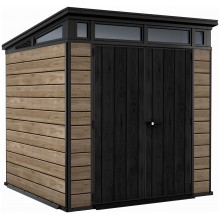 KETER PENT SIGNATURE HORIZONTAL 7 x 7 Gerätehaus, 216 x 218 x 226 cm, ashwood 17212803