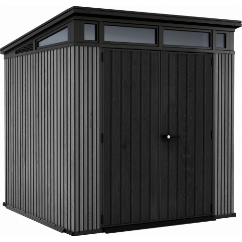 KETER PENT SIGNATURE VERTICAL 7 x 7 Gerätehaus, 216 x 218 x 226 cm, grau 17213211