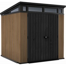 KETER PENT SIGNATURE VERTICAL 7 x 7 Gerätehaus, 216 x 218 x 226 cm, braun 17213211
