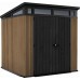 KETER PENT SIGNATURE VERTICAL 7 x 7 Gerätehaus, 216 x 218 x 226 cm, braun 17213211