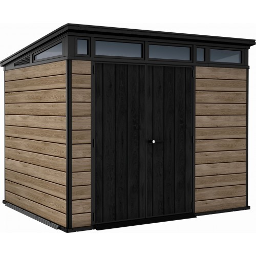 KETER PENT SIGNATURE HORIZONTAL 9 x 7 Gerätehaus, 279 x 218 x 226 cm, ashwood 17212899