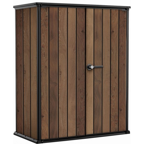 KETER SIGNATURE 1400L Gartenschrank, 140 x 73,6 x 170,4 cm, Walnuss 17212898