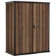 KETER SIGNATURE 1400L Gartenschrank, 140 x 73,6 x 170,4 cm, Walnuss 17212898