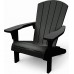 KETER TROY ADIRONDACK Gartenstuhl, 93 x 80,5 x 96,5 cm, graphit 17208310