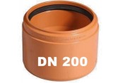 OSMA KGUSM Übergangsstück DN 200, PVC/Steinzeug 223840
