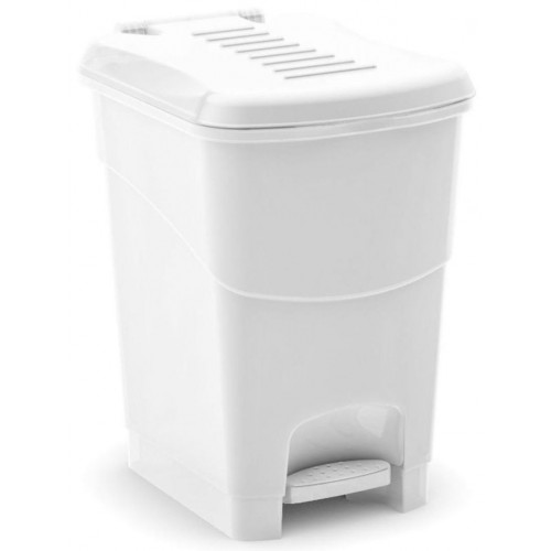 KIS KORAL S 10L Treteimer 19x24x28cm weiß