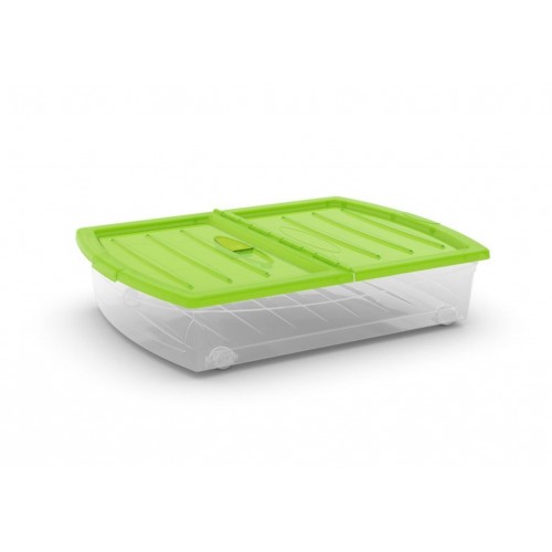 KIS SPINNING BOX XL 56L 77x58,5x17,5cm transparent / grün KIS SPINNING BOX XL 56L 77x58,5x17,5cm transparent / grün