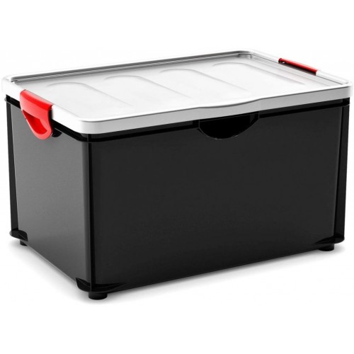 KIS CLIPPER BOX XL 60L 58x39x33,5cm schwarz/grau