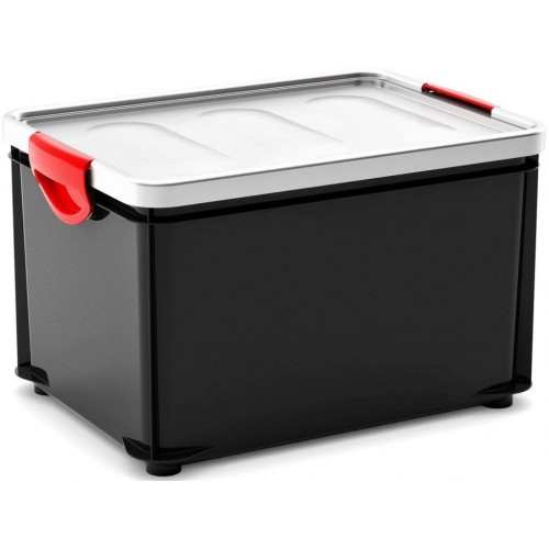 KIS CLIPPER BOX L 33L 47x33,5x28,5cm schwarz/grau