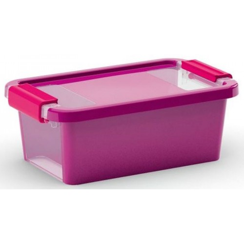 KIS BI BOX XS 3L 26,5x16x10cm lila/transparent