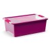 KIS BI BOX M 26L 55x35x19cm lila/transparent