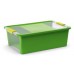 KIS BI BOX M 26L 55x35x19cm grün/transparent