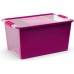 KIS BI BOX L 40L 55x35x28cm lila/transparent