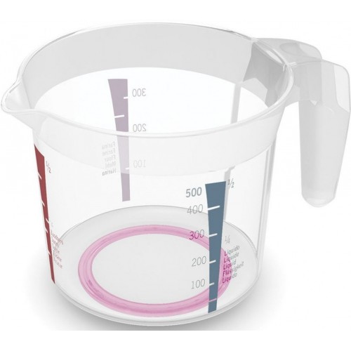 KIS VERSO 0,5L Messbecher 19,5 x 12,5 x 14 cm transparent