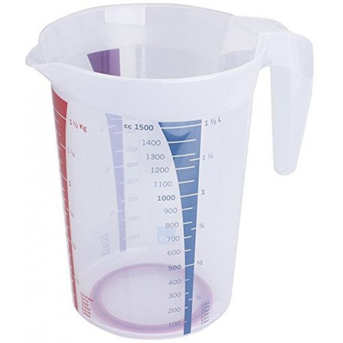 KIS VERSO 1,5L Messbecher 19,5 x 19 x 14 cm transparent