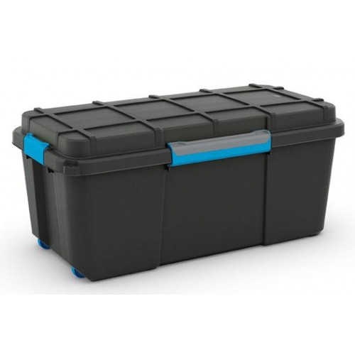 KIS SCUBA BOX L 80L 78x39,5x35cm Schwarz / blau