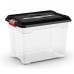 KIS MOOVER BOX S 18L 38x26,5x28,5cm transparent / schwarz