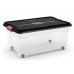 KIS MOOVER BOX L 45L 58x38x27cm transparent / schwarz