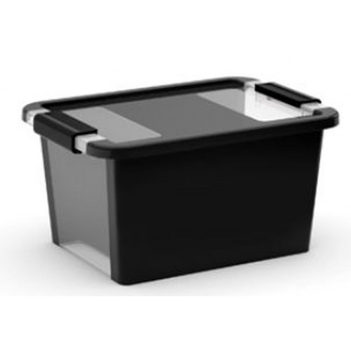 KIS BI BOX S 11L 36,5x26x19cm schwarz/transparent