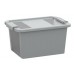 KIS BI BOX S 11L 36,5x26x19cm grau/transparent