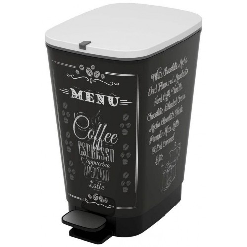 KIS CHIC BIN M 35L Treteimer 26,5 x 40,5 x 45 cm coffee menu