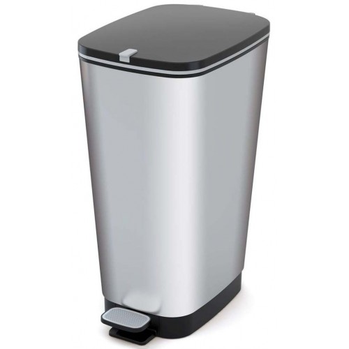 KIS CHIC BIN L 50L Treteimer 29 x 44,5 x 60,5 cm silber