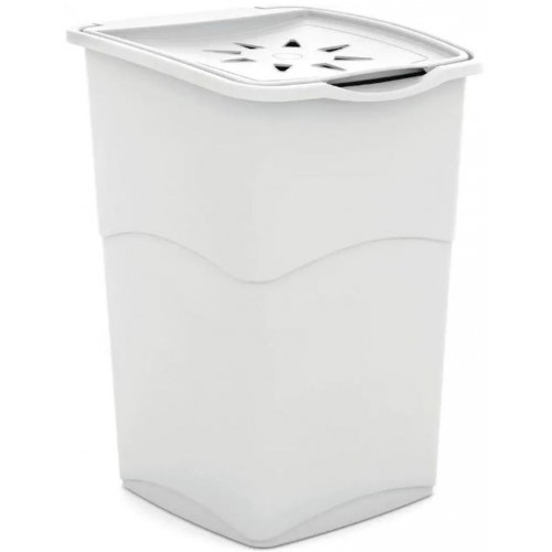 KIS KORAL 47L Wäschekorb 38x37x53cm weiß