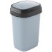 KIS DUAL SWING BIN L 50L Abfalleimer 31x42x62cm grau