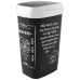 KIS DUAL SWING BIN STYLE L 50L COFFEE MENU Abfalleimer 31x42x62cm