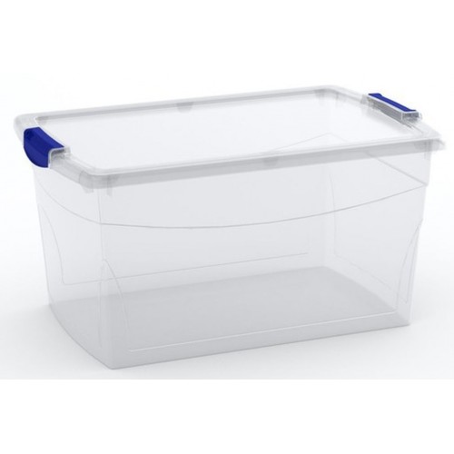 KIS OMNI LATCH BOX L 50L 59x39x30cm transparent KIS OMNI LATCH BOX L 50L 59x39x30cm transparent