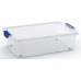 KIS SPINNING LATCH BOX M 30L 59x39x17cm transparent