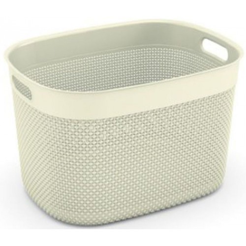 KIS FILO BASKET XL 30L Korb 44x33x27cm creme KIS FILO BASKET XL 30L Korb 44x33x27cm creme